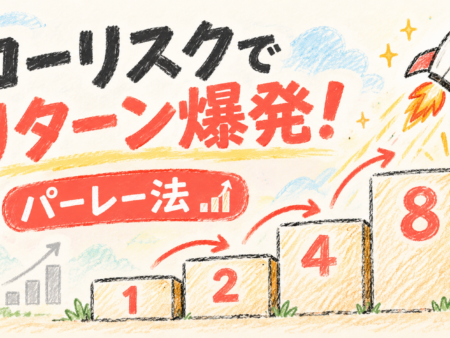 【短時間で大勝】パーレー法（逆マーチンゲール）のやり方と連勝で稼ぐ極意